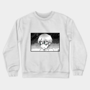 Tsundere Boy Manga Style Crewneck Sweatshirt